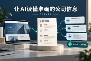 AI把公司业务说错了怎么办，企业网站实务概念配图