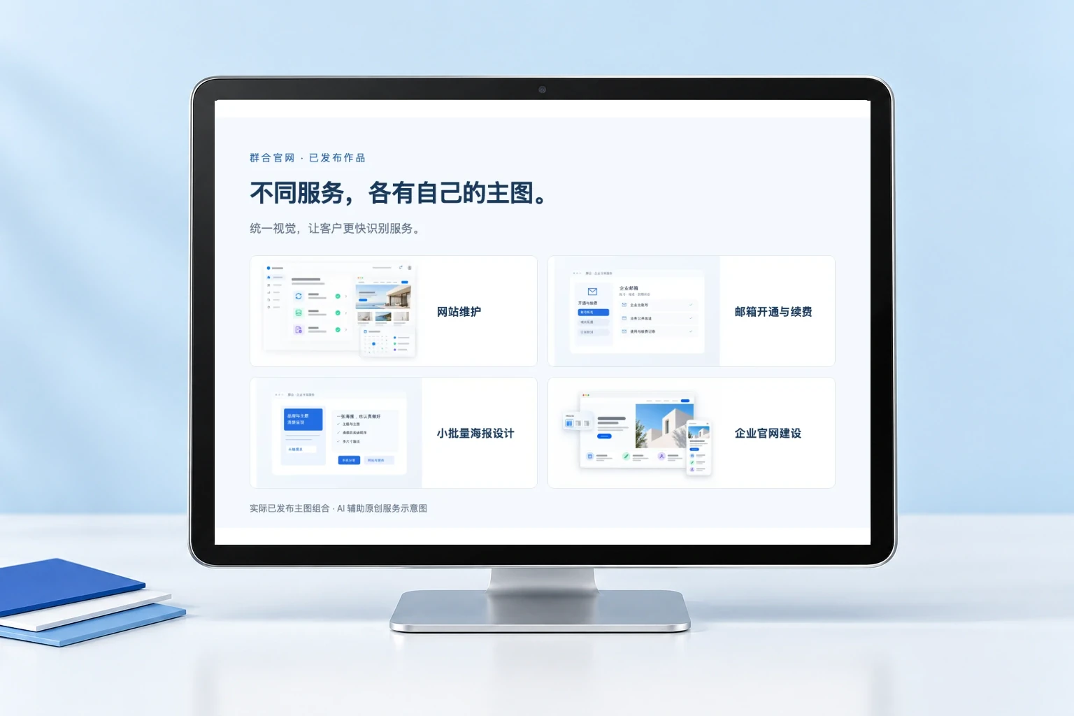 产品主图如何各有重点又保持统一？群合官网的实际制作记录配图