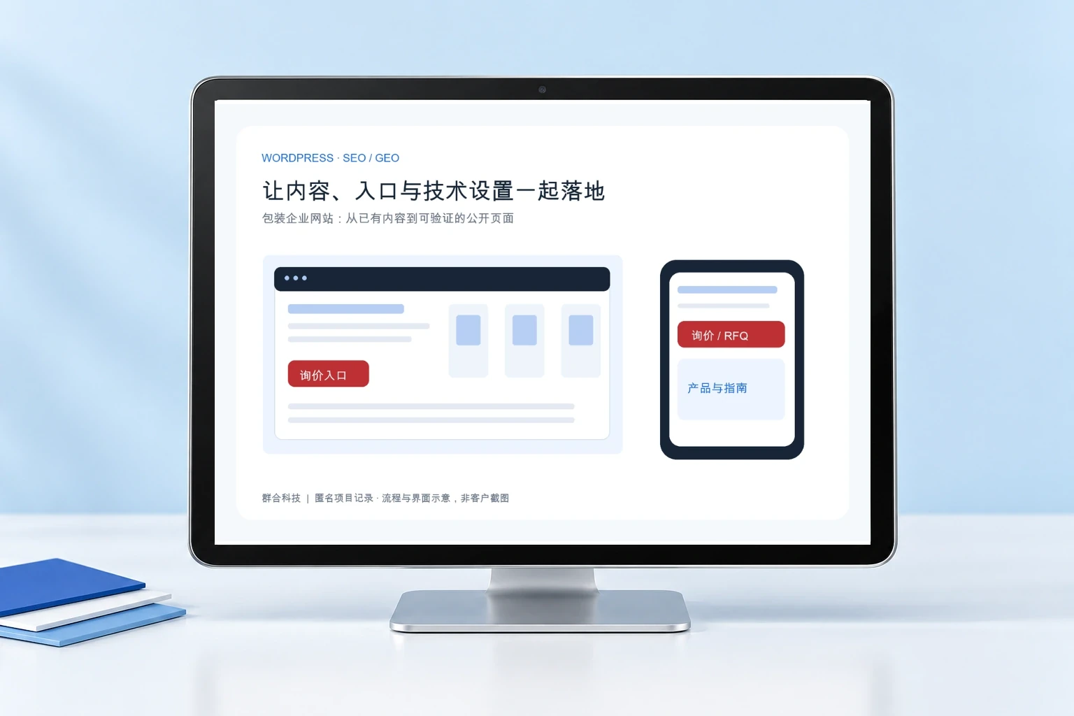 包装企业网站 SEO 与 GEO 优化案例：手机询价、分类页与内容核验配图