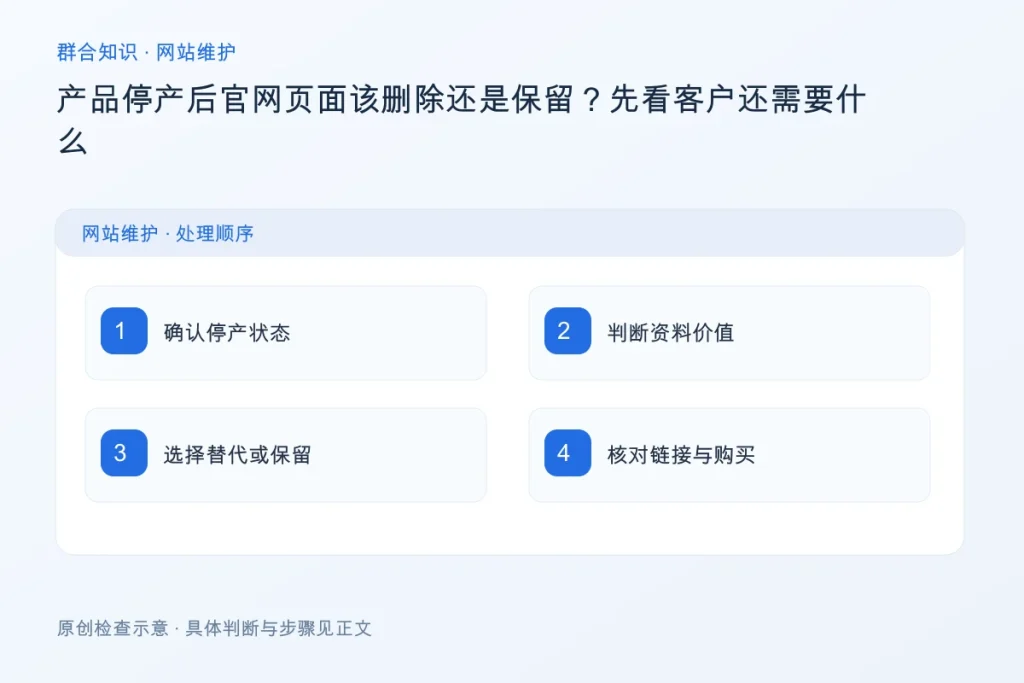 产品停产后官网页面该删除还是保留?先看客户还需要什么配图