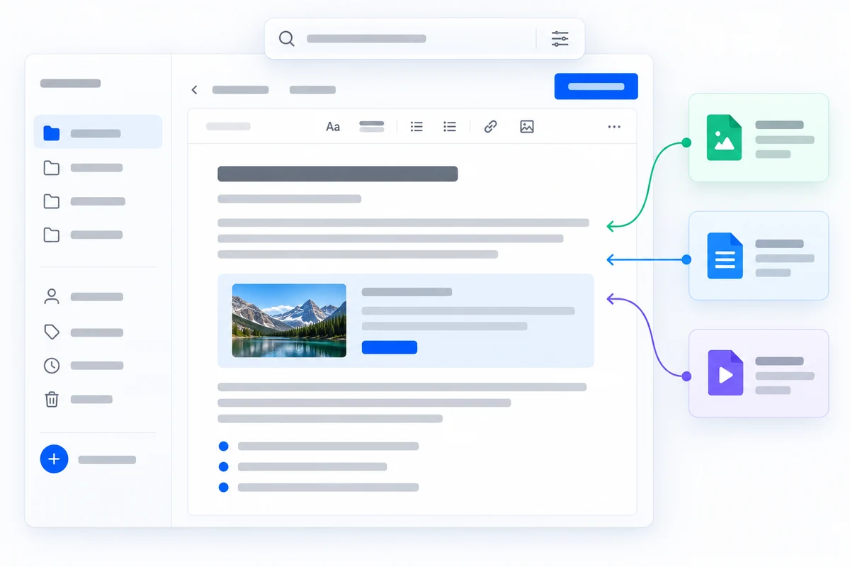 企业 AI 内容系统（SEO＋知识库）服务示意图