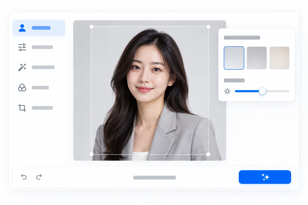 AI 商务照相馆|单人商务照渲染服务示意图