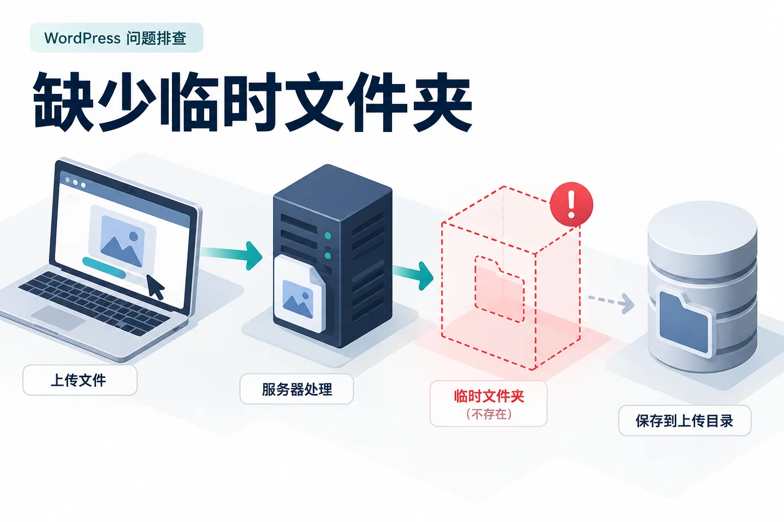 缺少临时文件夹示意图