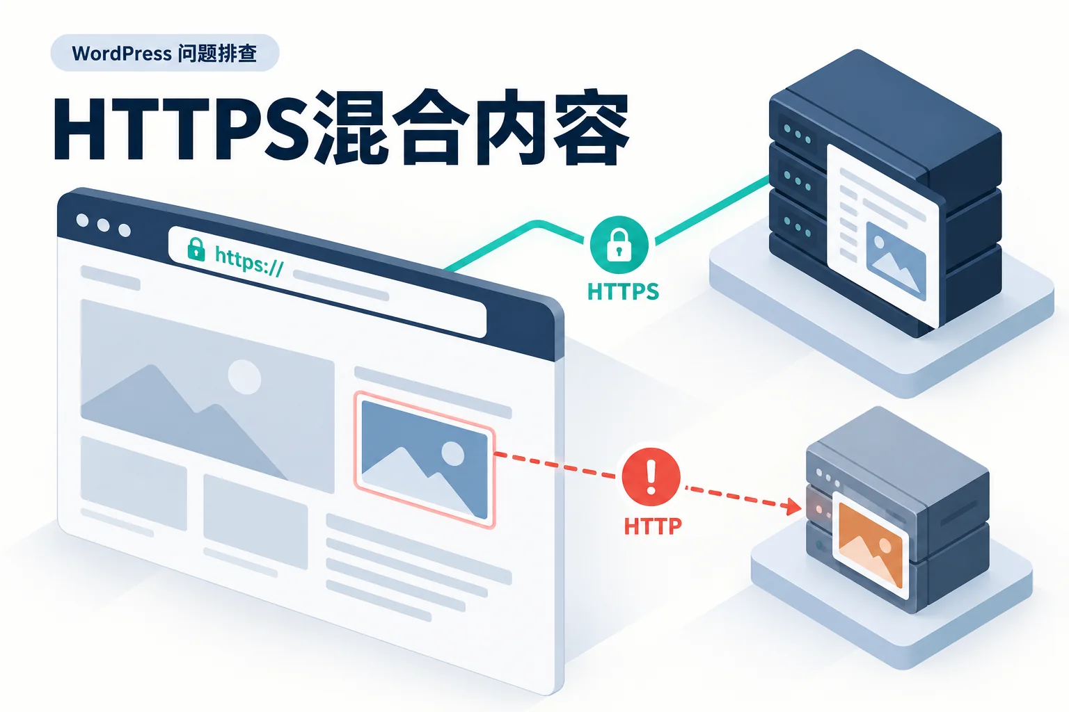 HTTPS混合内容示意图