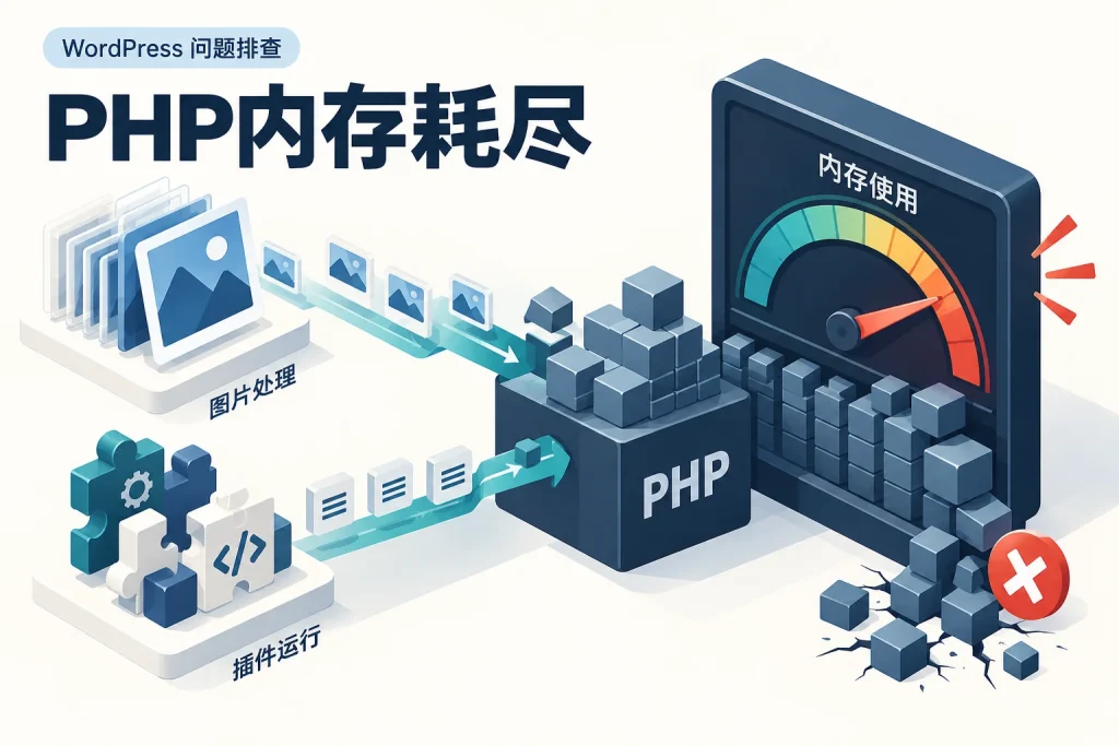 WordPress报内存耗尽，能不能直接调高memory_limit？配图