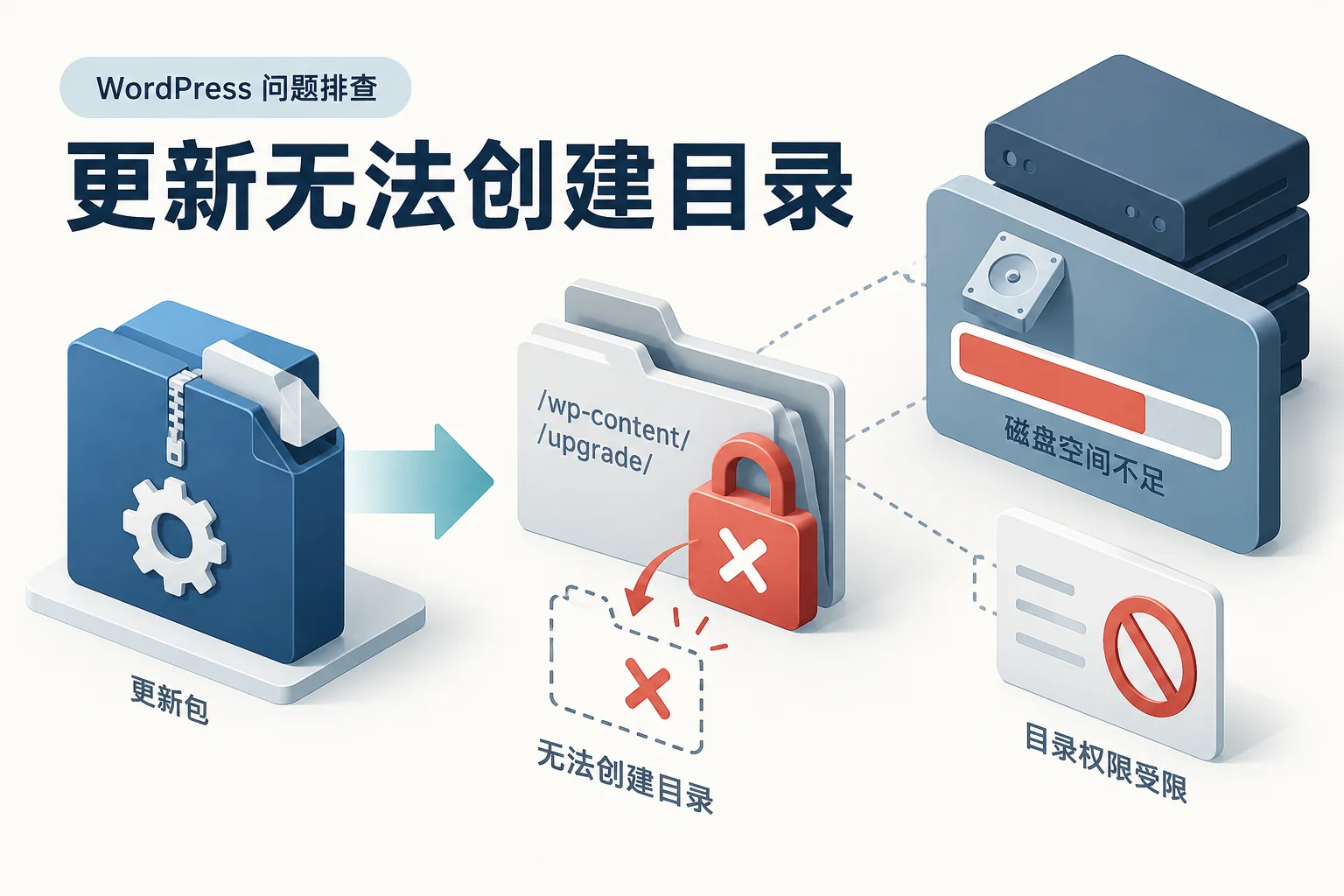 更新无法创建目录示意图