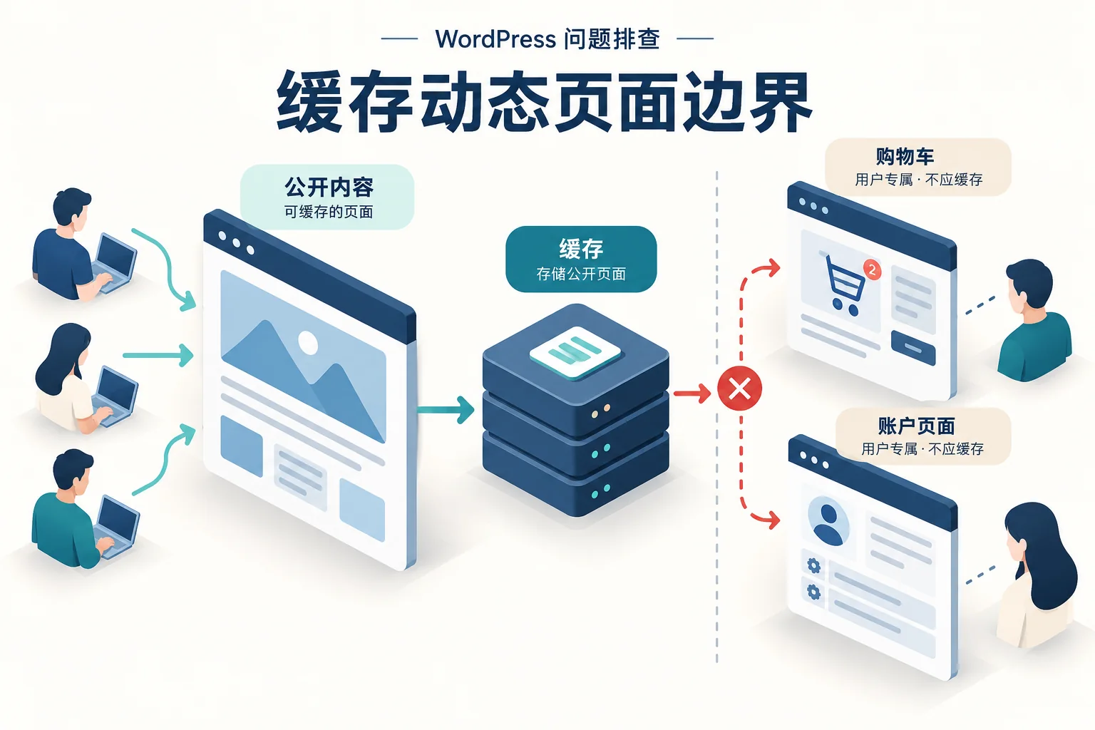 缓存动态页面边界示意图