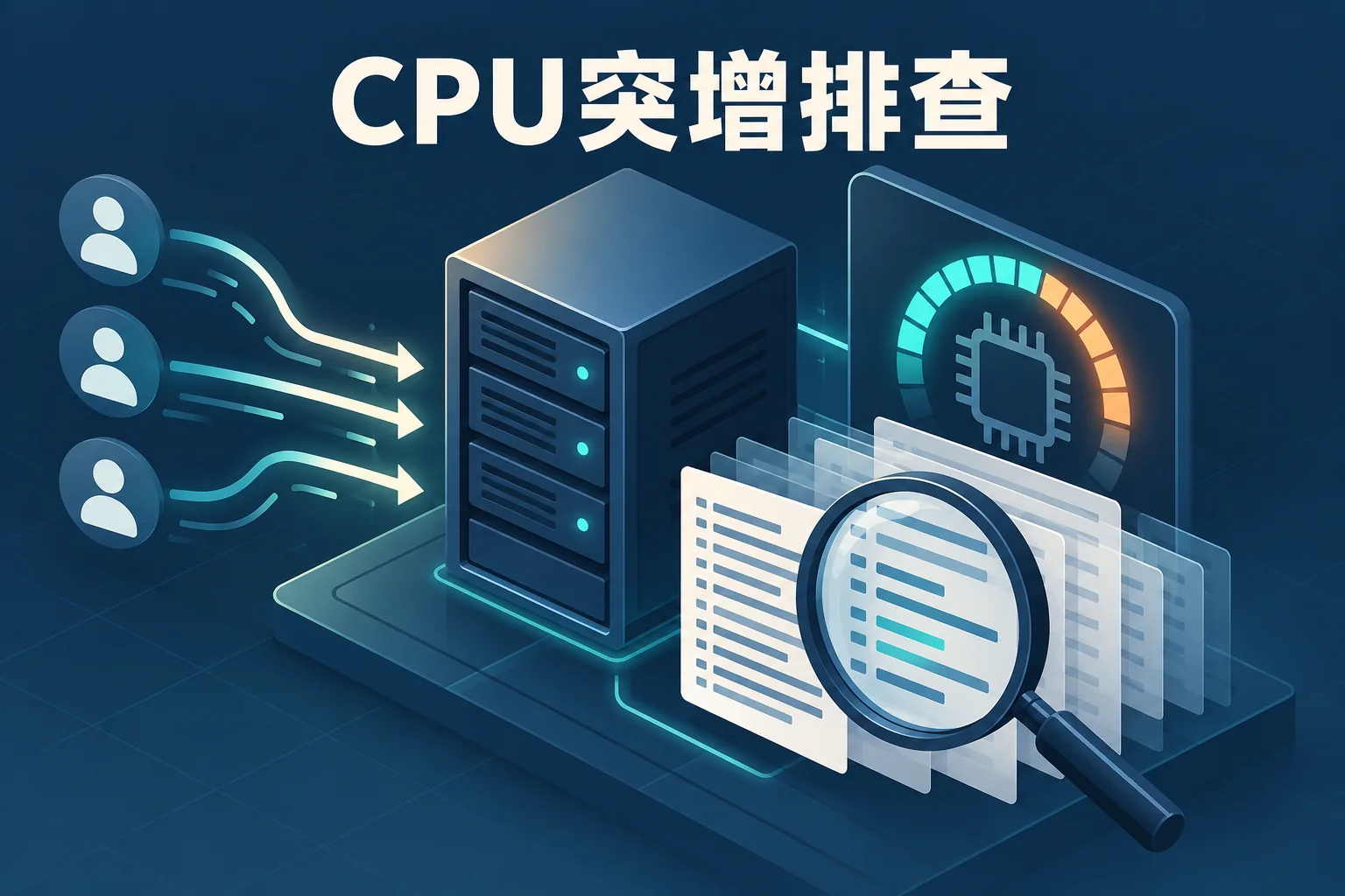 CPU突增排查示意图