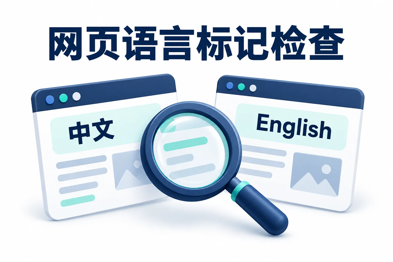 网页语言标记错误示意图