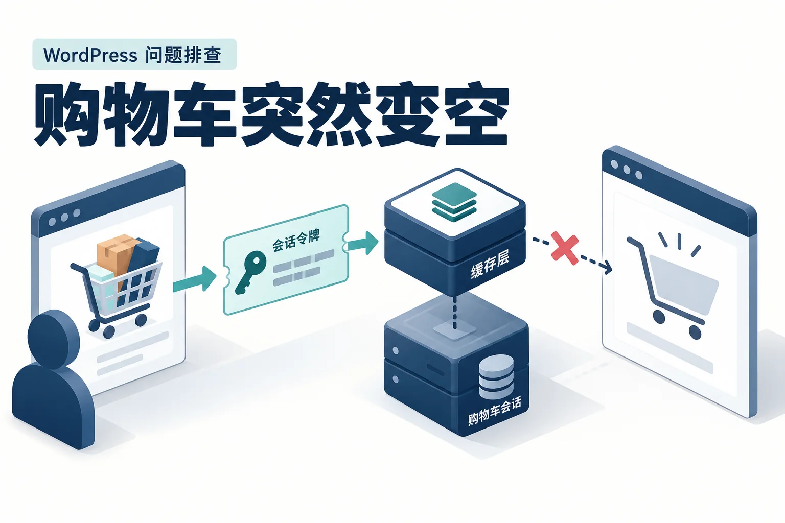 购物车突然变空示意图