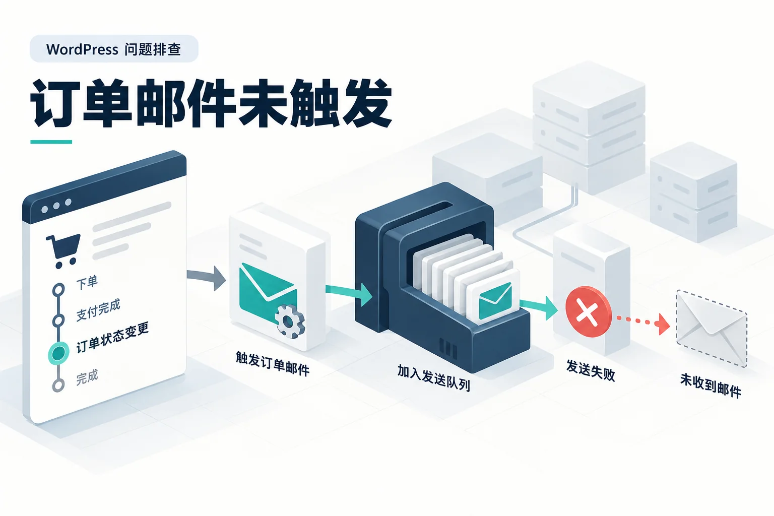 订单邮件未触发示意图